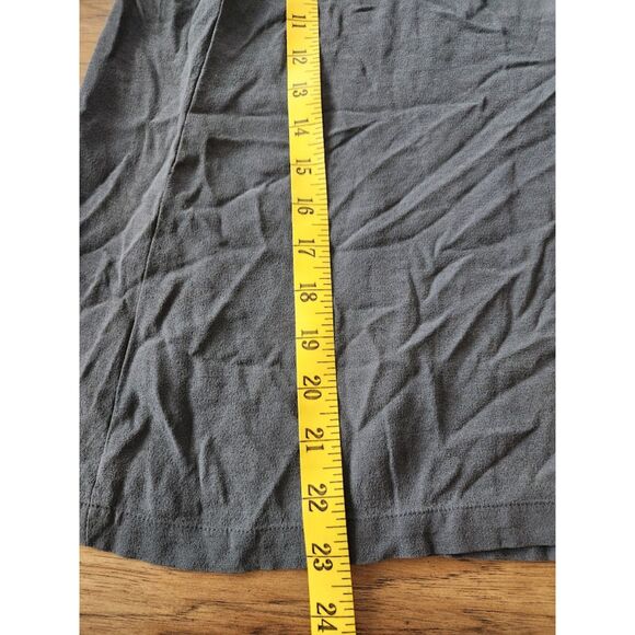 Eileen Fisher 100% Silk Scoop Neck Sleeveless Top - Charcoal Gray | Size M - Picture 6 of 8